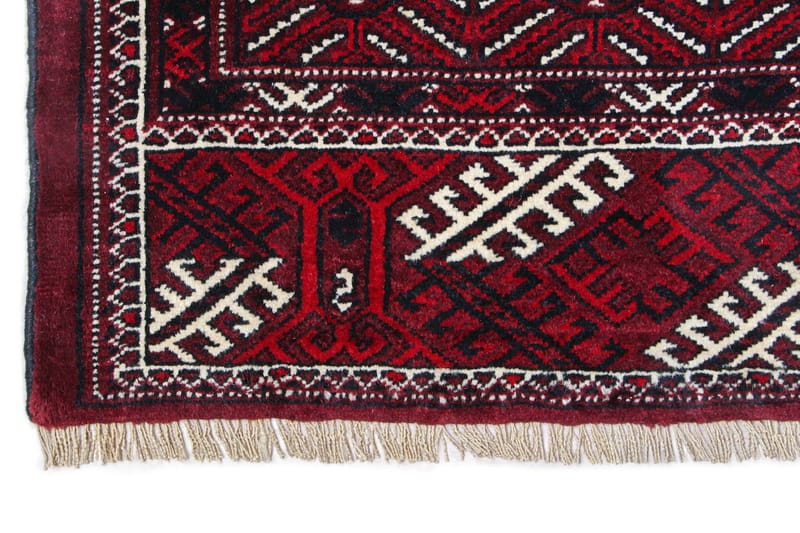 Håndknyttet persisk tæppe 297x322 cm - Rød / sort - Orientalske tæpper - Persisk tæppe