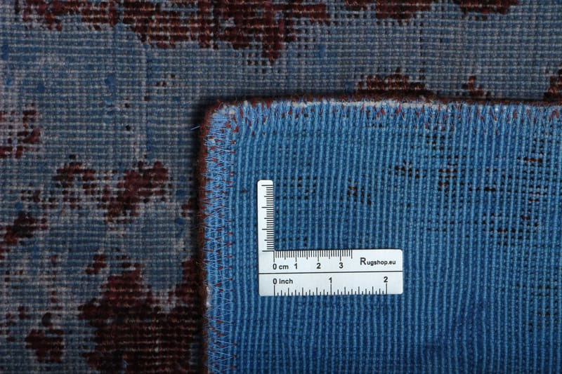 Håndknyttet persisk tæppe 79x385 cm Vintage - Blå / rød - Orientalske tæpper - Persisk tæppe