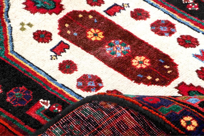 Håndknyttet Persisk tæppe 125x288 cm Kelim - Rød / mørkeblå - Orientalske tæpper - Persisk tæppe