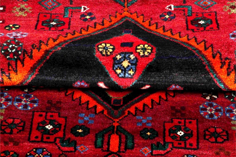 Håndknyttet Persisk tæppe 125x288 cm Kelim - Rød / mørkeblå - Orientalske tæpper - Persisk tæppe