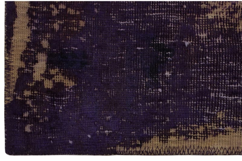 Håndknyttet persisk tæppe 133x205 cm Vintage - Beige / lilla - Orientalske tæpper - Persisk tæppe