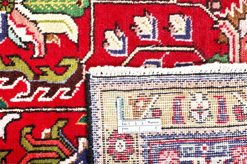 Håndknyttet persisk Patchwork 238x349 cm Kelim - Rød / mørkeblå - Orientalske tæpper - Persisk tæppe
