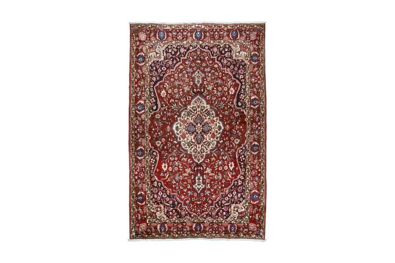 Håndknyttet persisk tæppe 200x335 cm - Rød / blå - Orientalske tæpper - Persisk tæppe