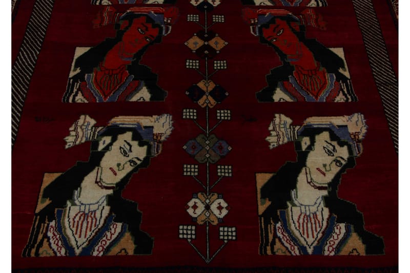 Håndknyttet persisk tæppe Varni 166x201 cm Kelim - Beige - Orientalske tæpper - Persisk tæppe