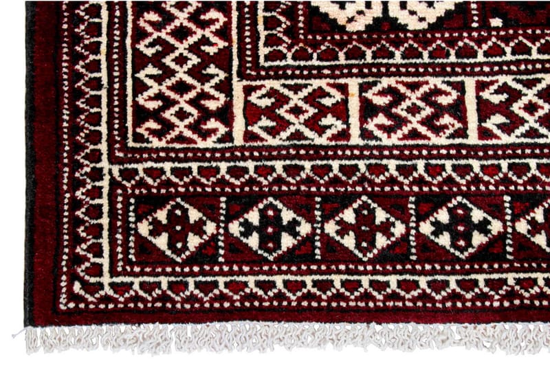 Håndknyttet persisk tæppe 83x130 cm - Mørkerød / Beige - Orientalske tæpper - Persisk tæppe