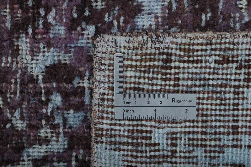 Håndknyttet persisk tæppe 81x140 cm Vintage - Blå / lilla - Orientalske tæpper - Persisk tæppe