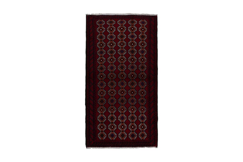 Håndknyttet Persisk tæppe 101x188 cm Kelim - Rød / sort - Orientalske tæpper - Persisk tæppe