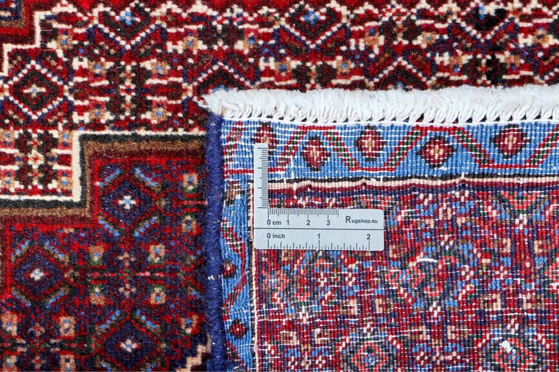 Håndknyttet persisk tæppe 75x105 cm - Rød / blå - Orientalske tæpper - Persisk tæppe