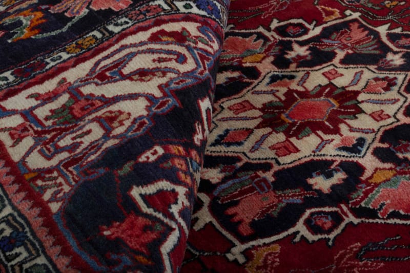 Håndknyttet Persisk tæppe 143x220 cm Kelim - Rød / mørkeblå - Orientalske tæpper - Persisk tæppe