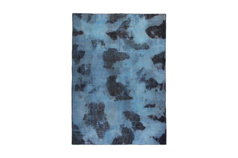 Håndknyttet persisk tæppe 162x227 cm Vintage - Blå / mørkegrøn - Orientalske tæpper - Persisk tæppe