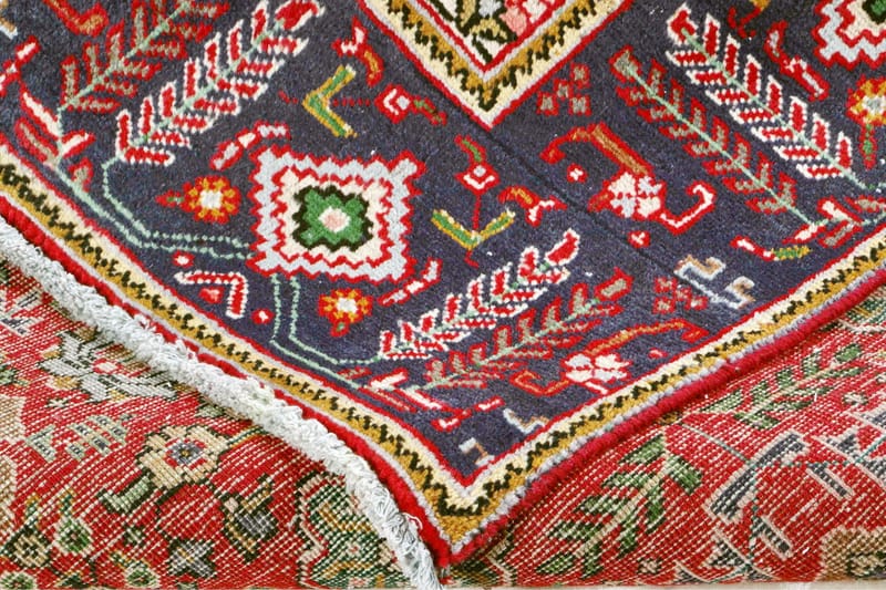 Håndknyttet Persisk tæppe 272x355 cm Kelim - Rød / mørkeblå - Orientalske tæpper - Persisk tæppe