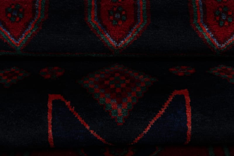 Håndknyttet persisk tæppe 98x285 cm - Mørkeblå / rød - Orientalske tæpper - Persisk tæppe