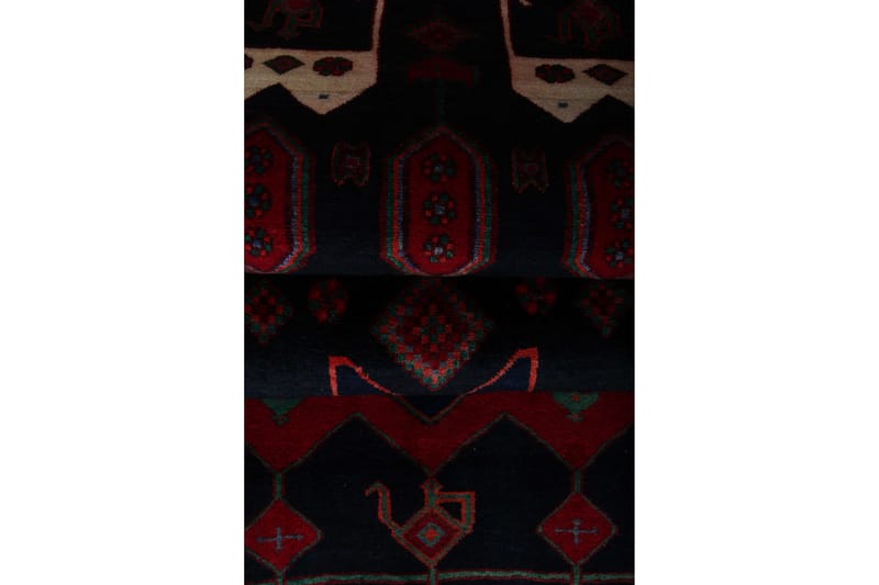Håndknyttet persisk tæppe 98x285 cm - Mørkeblå / rød - Orientalske tæpper - Persisk tæppe