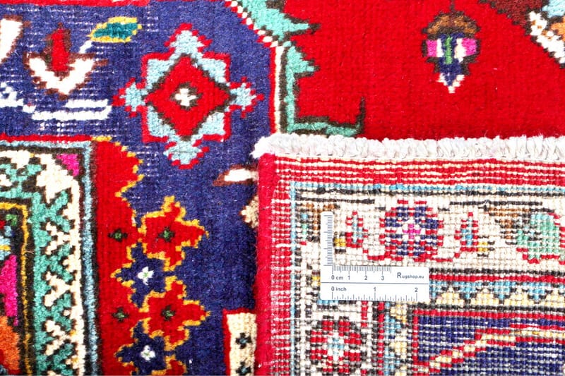 Håndknyttet persisk Patchwork 205x301 cm Kelim - Rød / mørkeblå - Orientalske tæpper - Persisk tæppe