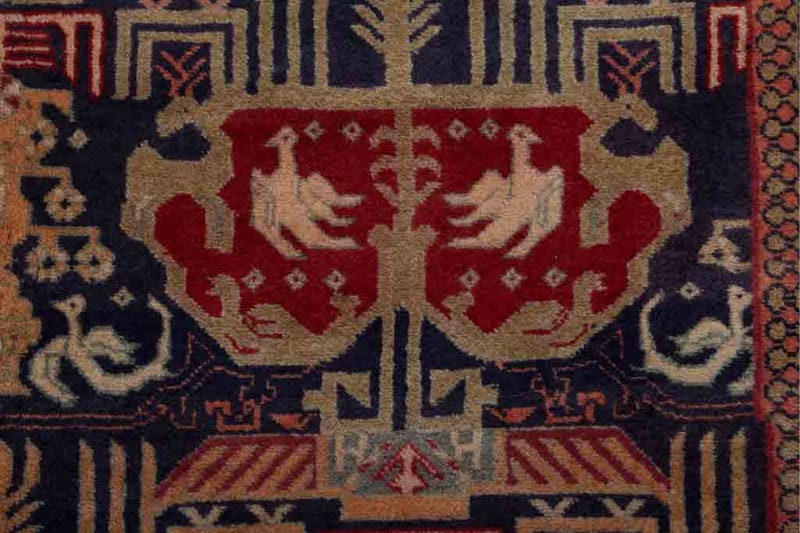 Håndknyttet Persisk tæppe 155x286 cm Kelim - Rød / mørkeblå - Orientalske tæpper - Persisk tæppe