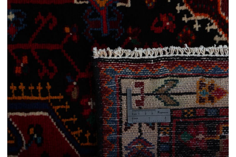 Håndknyttet persisk tæppe 132x279 cm - Rød / mørkeblå - Orientalske tæpper - Persisk tæppe