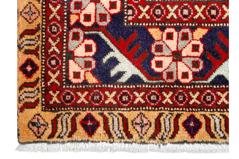 Håndknyttet persisk tæppe 193x283 cm - Rød / mørkeblå - Orientalske tæpper - Persisk tæppe