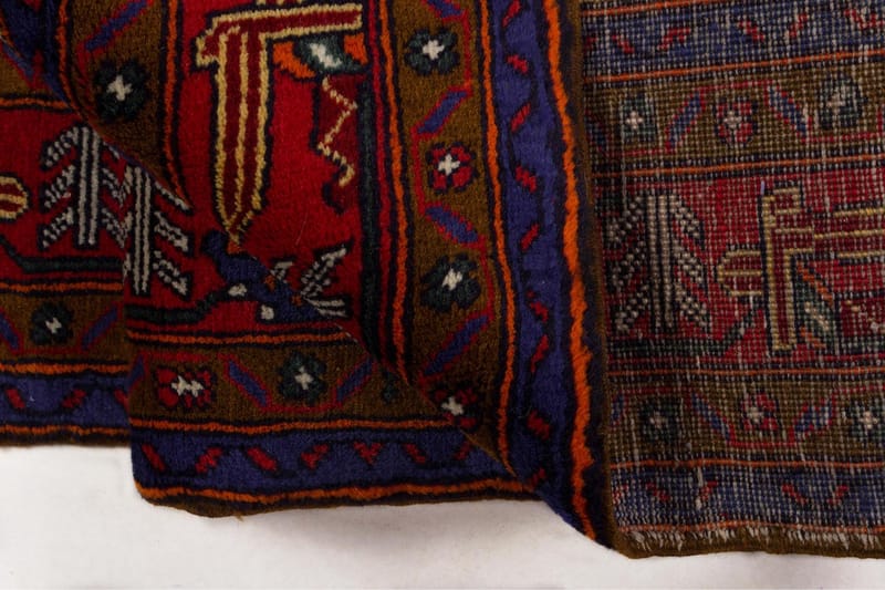 Håndknyttet persisk tæppe 158x311 cm - Rød / gul - Orientalske tæpper - Persisk tæppe