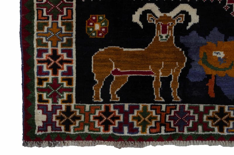 Håndknyttet persisk tæppe Varni 103x141 cm Kelim - Rød / Beige - Orientalske tæpper - Persisk tæppe