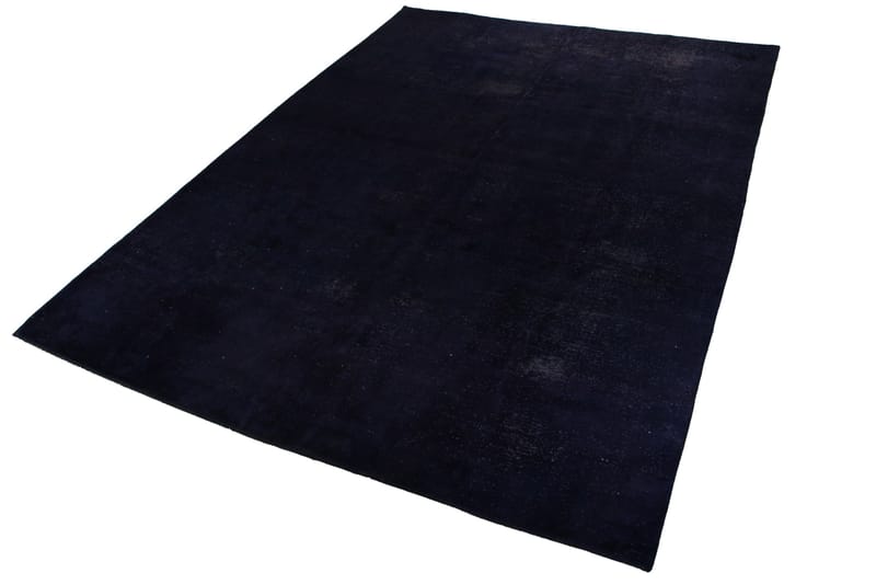 Håndknyttet persisk uldmåtte 275x378 cm Vintage - Mørkeblå - Orientalske tæpper - Persisk tæppe