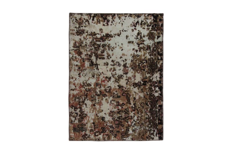 Håndknyttet persisk tæppe 91x124 cm Vintage - Beige / brun - Orientalske tæpper - Persisk tæppe