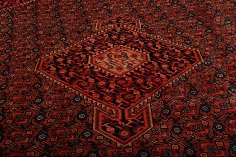 Håndknyttet persisk tæppe 202x295 cm - Rød / blå - Orientalske tæpper - Persisk tæppe