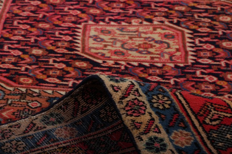 Håndknyttet persisk tæppe 202x295 cm - Rød / blå - Orientalske tæpper - Persisk tæppe