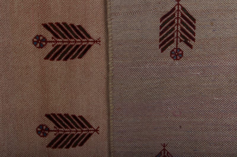 Håndknyttet Persisk Uldtæppe 100x150 cm Kelim - Beige / lyserød - Orientalske tæpper - Persisk tæppe