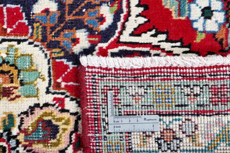 Håndknyttet persisk tæppe 242x335 cm Vintage - Rød / m�ørkeblå - Orientalske tæpper - Persisk tæppe