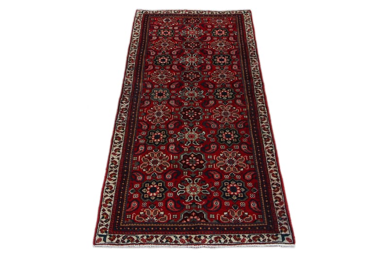 Håndknyttet persisk tæppe 113x289 cm - Rød / Beige - Orientalske tæpper - Persisk tæppe