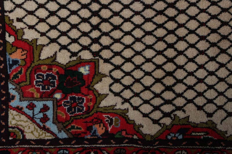 Håndknyttet persisk tæppe Varni 146x376 cm Kelim - Beige / mørkeblå - Orientalske tæpper - Persisk tæppe