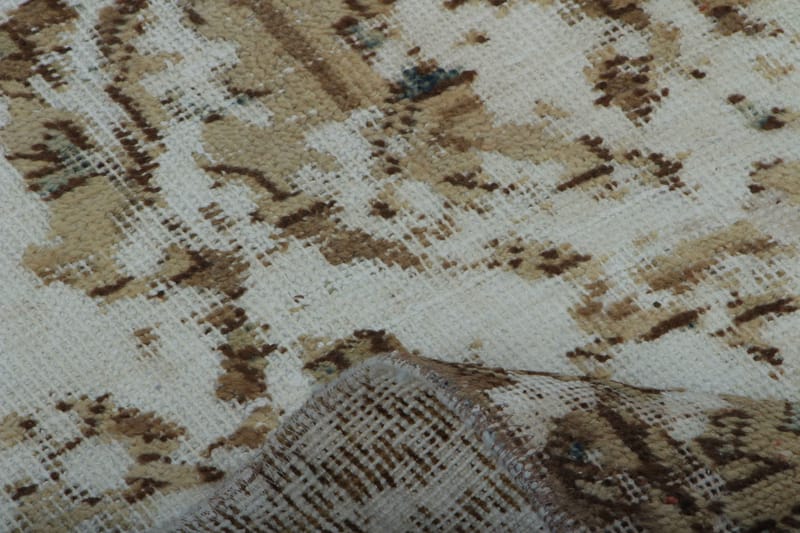 Håndknyttet persisk tæppe 74x358 cm Vintage - Beige / brun - Orientalske tæpper - Persisk tæppe