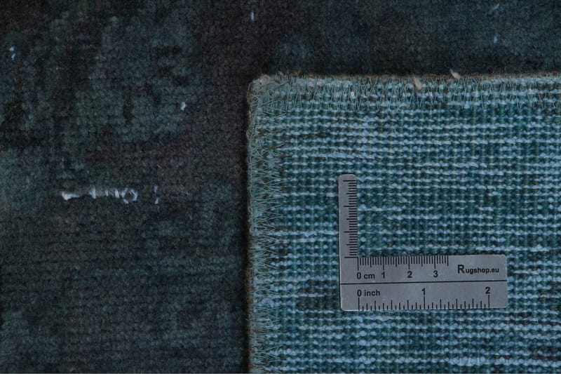 Håndknyttet persisk tæppe 257x364 cm Vintage - Blå / turkis - Orientalske tæpper - Persisk tæppe