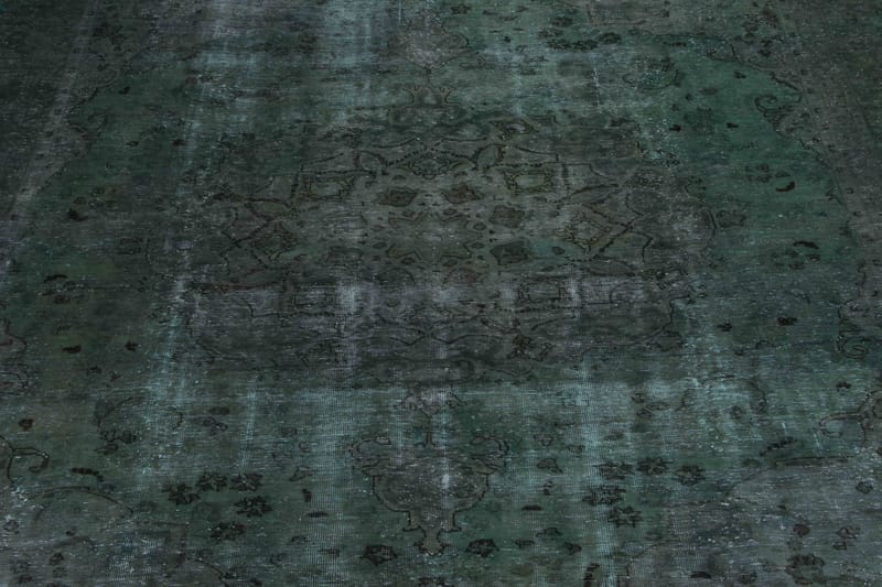 Håndknyttet persisk tæppe 260x360 cm Vintage - Grøn - Orientalske tæpper - Persisk tæppe