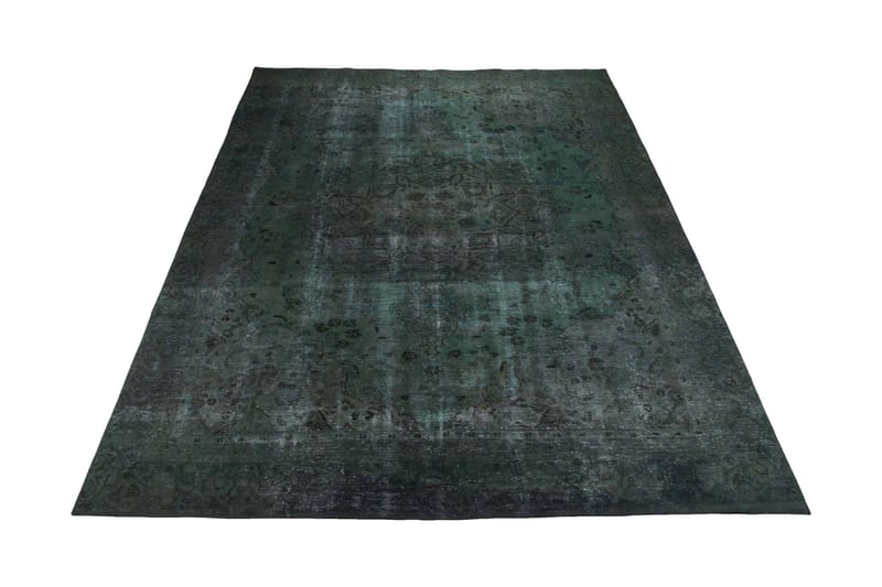 Håndknyttet persisk tæppe 260x360 cm Vintage - Grøn - Orientalske tæpper - Persisk tæppe
