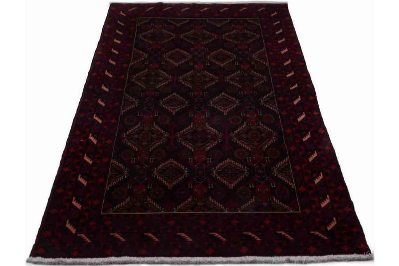 Håndknyttet persisk tæppe bølge 100x193 cm Kelim - Sort / rød - Orientalske tæpper - Persisk tæppe