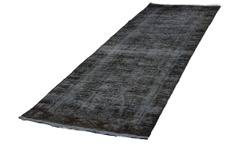 Håndknyttet persisk tæppe 85x309 cm Vintage - Mørkegrøn - Orientalske tæpper - Persisk tæppe