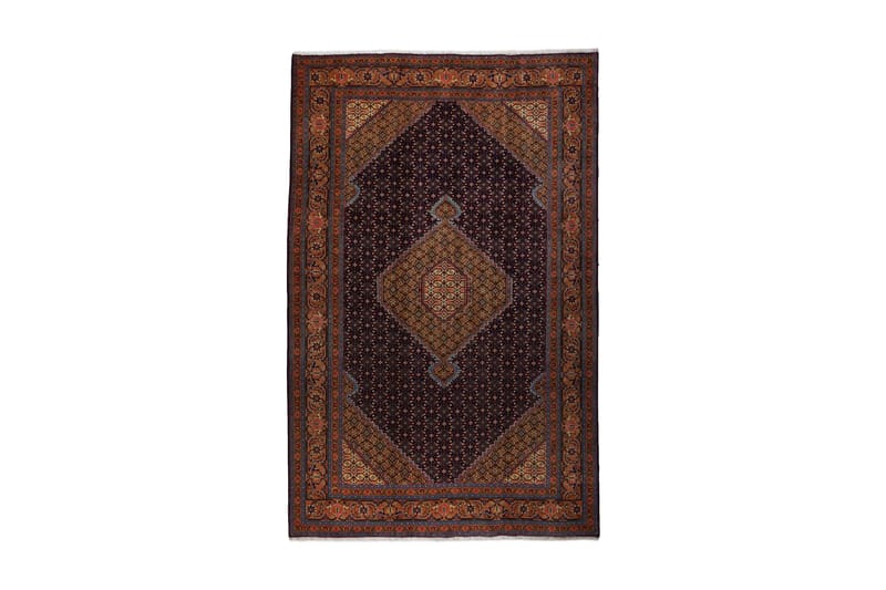 Håndknyttet persisk tæppe 192x296 cm - Mørkeblå / rød - Orientalske tæpper - Persisk tæppe
