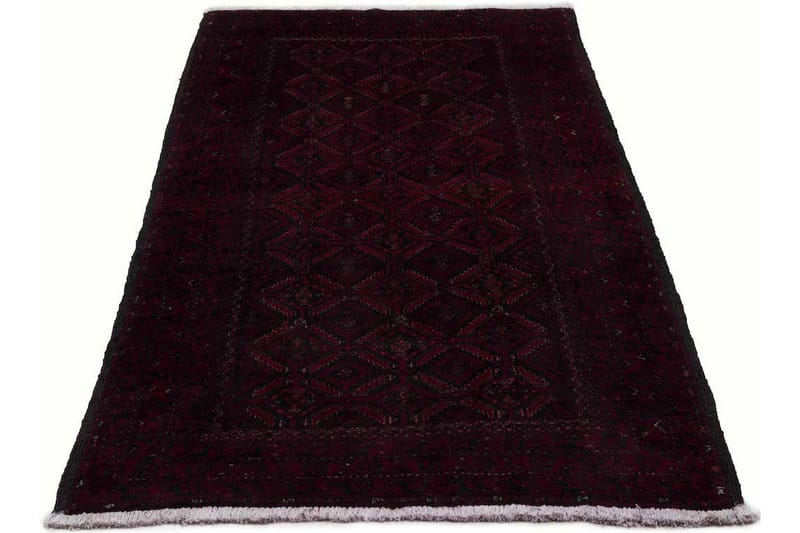 Håndknyttet Persisk tæppe 100x188 cm Kelim - Rød / sort - Orientalske tæpper - Persisk tæppe