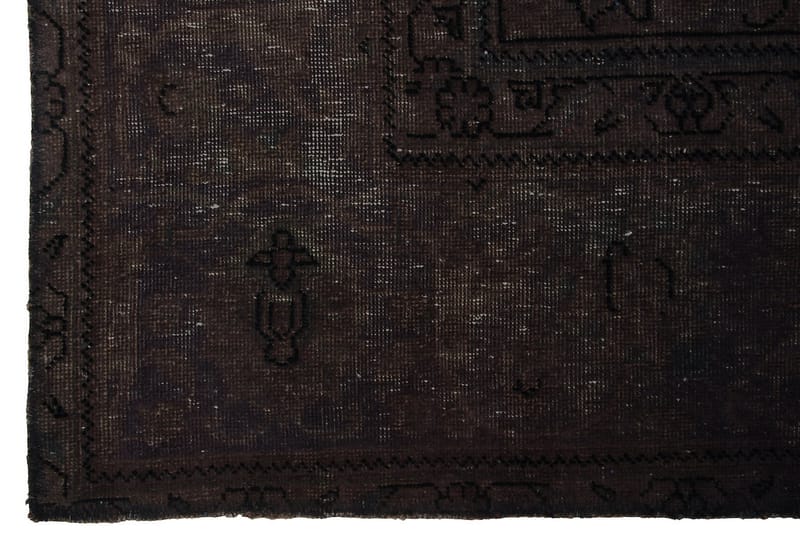 Håndknyttet persisk uldmåtte 290x333 cm Vintage - Brun / grå - Orientalske tæpper - Persisk tæppe