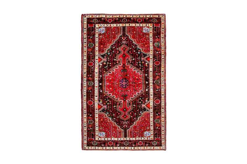 Håndknyttet persisk tæppe 175x297 cm - Rød / mørkeblå - Orientalske tæpper - Persisk tæppe