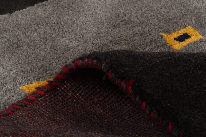 Håndknyttet persisk tæppe 95x140 cm - Grå / Sort - Orientalske tæpper - Persisk tæppe