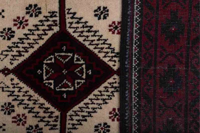 Håndknyttet Persisk tæppe 99x180 cm Kelim - Beige / rød - Orientalske tæpper - Persisk tæppe