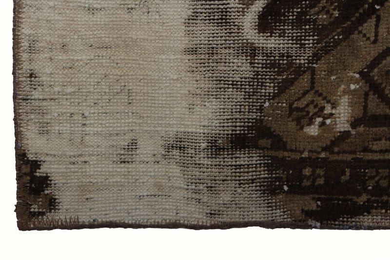 Håndknyttet persisk tæppe 123x208 cm Vintage - Beige / brun - Orientalske tæpper - Persisk tæppe