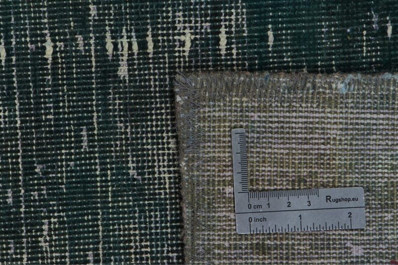 Håndknyttet persisk tæppe 274x361 cm Vintage - Grøn - Orientalske tæpper - Persisk tæppe