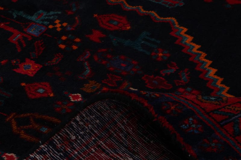 Håndknyttet persisk tæppe 150x356 cm - Mørkeblå / rød - Orientalske tæpper - Persisk tæppe