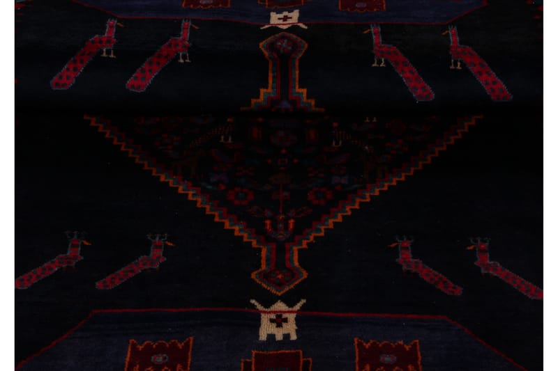 Håndknyttet persisk tæppe 150x356 cm - Mørkeblå / rød - Orientalske tæpper - Persisk tæppe
