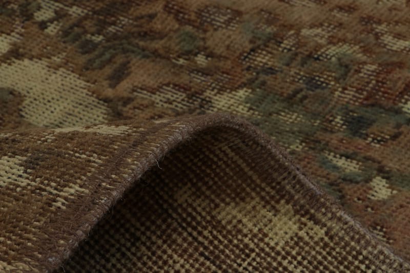 Håndknyttet persisk tæppe 205x299 cm Vintage - Guld / brun - Orientalske tæpper - Persisk tæppe