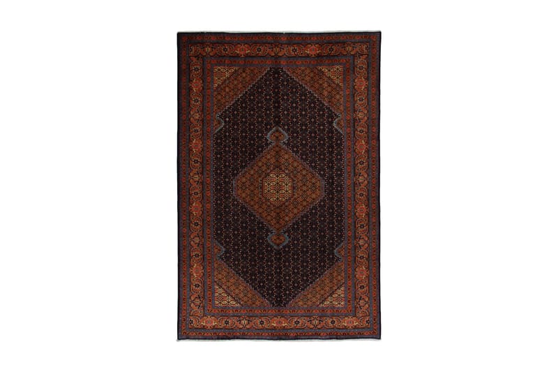 Håndknyttet Persisk tæppe 195x295 cm Kelim - Rød / mørkeblå - Orientalske tæpper - Persisk tæppe