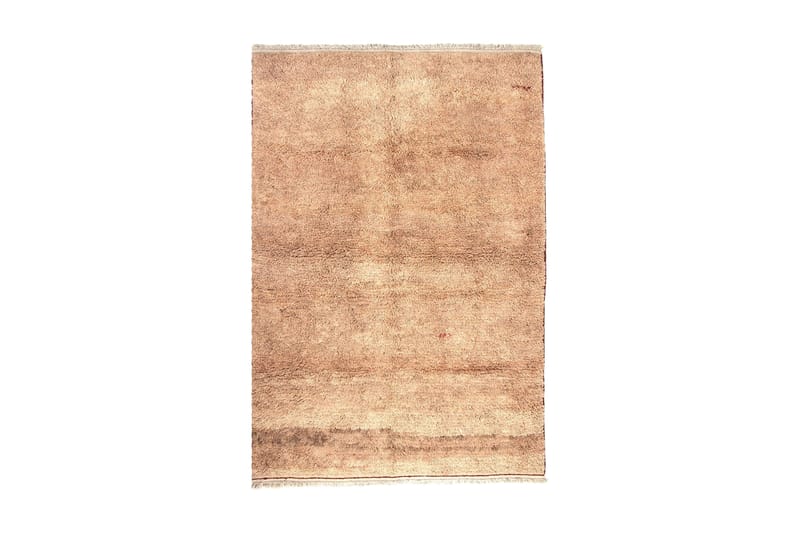 Håndknyttet Persisk Uldtæppe 162x240 cm Gabbeh Shiraz - Beige - Orientalske tæpper - Persisk tæppe